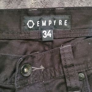 Mens Black Empyre jeans